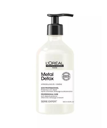 L'Oreal Professionnel Metal Detox air conditioning for hair recovery 500 ml - Buy Online on GoSupps.com