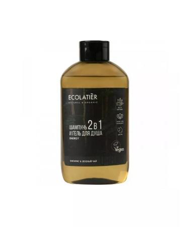 Ecolatier Shower gel and shampoo 2B1 cypress and green tea 600 ml