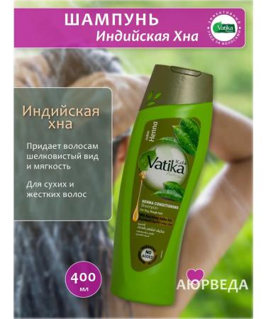 vatika Hair shampoo conditioning with Indian henna 400 ml