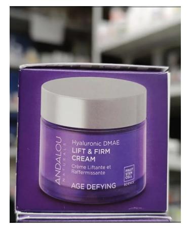 Andalou Naturals Lifting Cream Hyaluronic + DMAE 50 grams - Buy Online on GoSupps.com