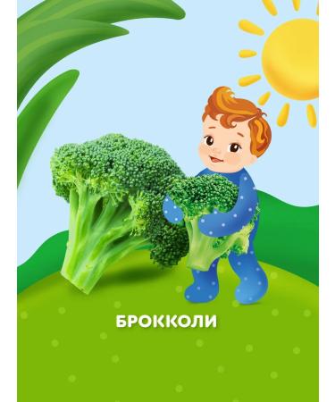 AGUSHA Puree baby vegetable broccoli 80 g from 4 months 8 pieces - Buy Online on GoSupps.com