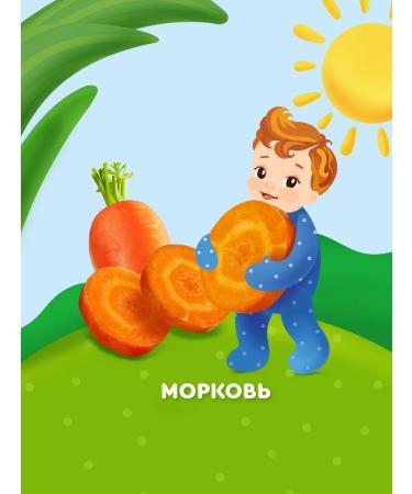 AGUSHA Puree baby vegetable carrots 80 g from 4 months 8 pcs - Buy Online on GoSupps.com