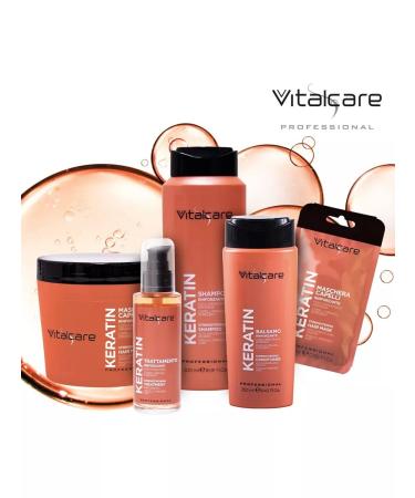 Vitalcare Keratin hair oil 100ml - Buy Online on GoSupps.com