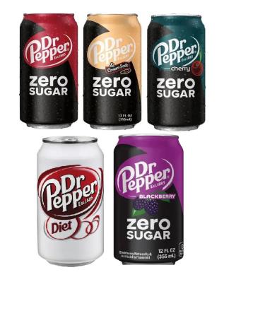 Dr Pepper Set of drinks Zero (5 pcs x 355 ml.) USA