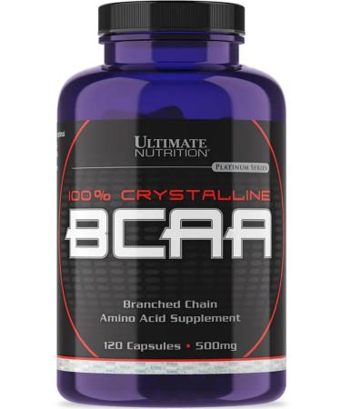 Ultimate Nutrition BCAA 500 mg amino acids sports nutrition 120 capsules - Buy Online on GoSupps.com