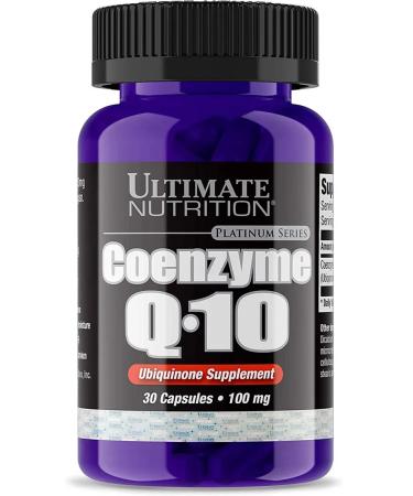 Ultimate Nutrition Coenzyme Q10 Kilikhinon 100 mg for energy Coenzyme Q10 30 caps - Buy Online on GoSupps.com