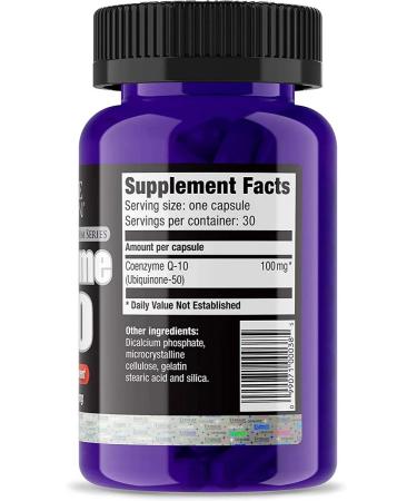 Ultimate Nutrition Coenzyme Q10 Kilikhinon 100 mg for energy Coenzyme Q10 30 caps - Buy Online on GoSupps.com