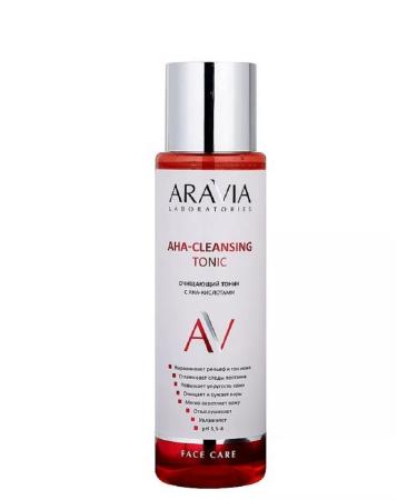 ARAVIA Cleaning tonic with AHA-REALS AHA-CLEANSING TONIC