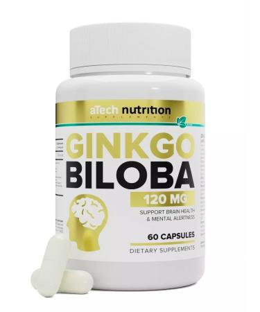 aTech nutrition Ginkgo biloba extract 60 capsules set 1 + 1 - Buy Online on GoSupps.com