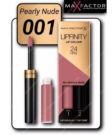 MAX FACTOR Persistent lipstick and moisturizing shine Lipfinity Lip Color 001