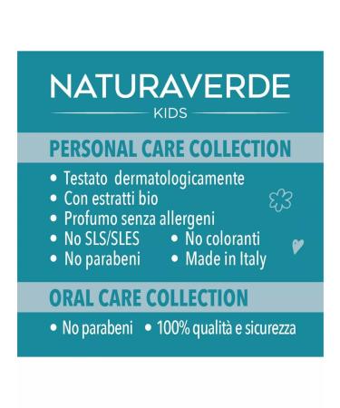 NATURAVERDE Children's shower Gel Unicorn 500ml - Buy Online on GoSupps.com