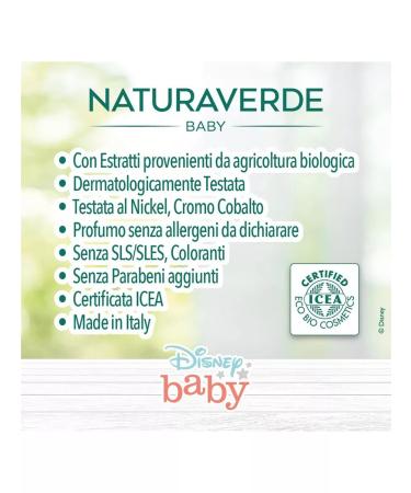 NATURAVERDE Disney Baby Bio Organic 200ml shower - Buy Online on GoSupps.com