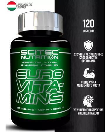 Scitec Nutrition Euro vita-mins vitamins for immunity 120Table