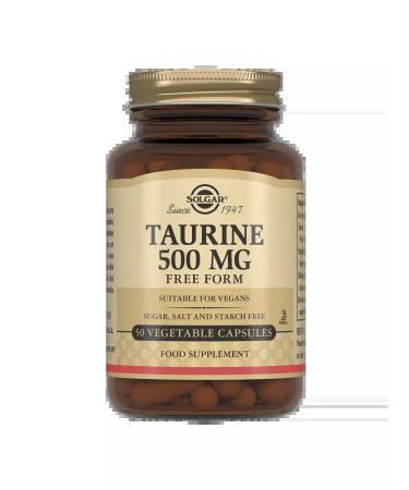 SOLGAR Taurin capsules 500 mg 50 pcs