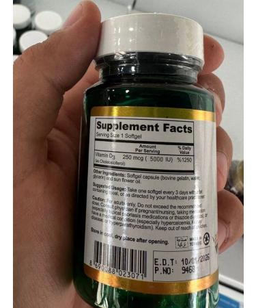 5000 d Vitamin D3 5000 - Buy Online on GoSupps.com