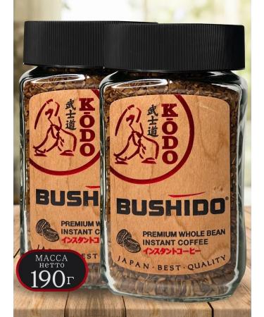 Bushido coffee Kodo ground in soluble 2x95g