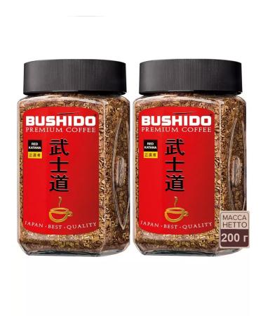 Bushido coffee Red Katana sublimated 2x100g - Buy Online on GoSupps.com