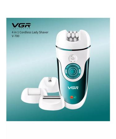 VGR Female epalator 4 in 1 electric shock for hair removal - Buy Online on GoSupps.com
