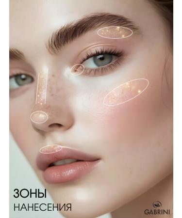 GABRINI Highlighter dry for the face - Buy Online on GoSupps.com