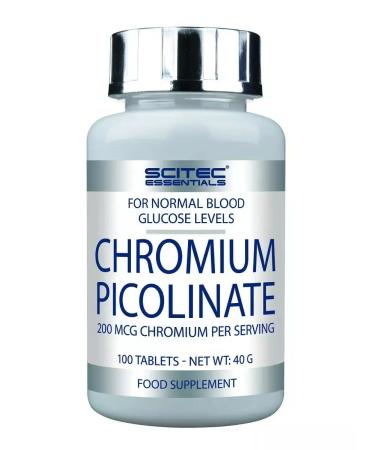 Scitec Nutrition Chrominum Picolinate (chrome picoline) 200mkg 100tab - Buy Online on GoSupps.com