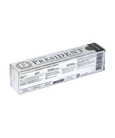 PRESIDENT Daily White 68 g toothpaste - Buy Online on GoSupps.com