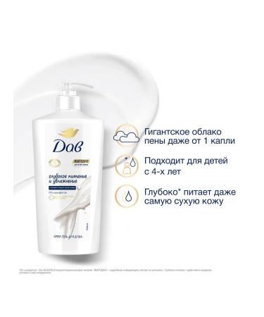 Dav Cream-gel shower deep nutrition and moisturizing 610ml - Buy Online on GoSupps.com