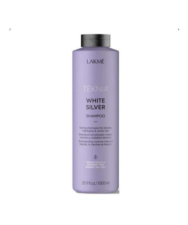 Lakme Tinting hair shampoo White Silver Shampoo 1 liter - Buy Online on GoSupps.com