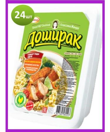 Doshirak Doshiirak with chicken 24 pcs * 90 g in the tray