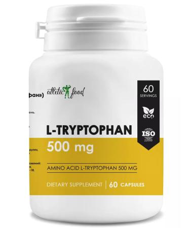 ATHLETIC FOOD L-Tyrosine + L-Tryptophan-60 60 capsules - Buy Online on GoSupps.com