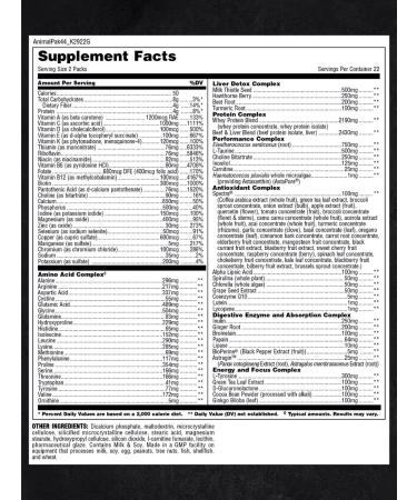 Animal Vitamin-mineral complex Pak 44 8 tablets - Buy Online on GoSupps.com