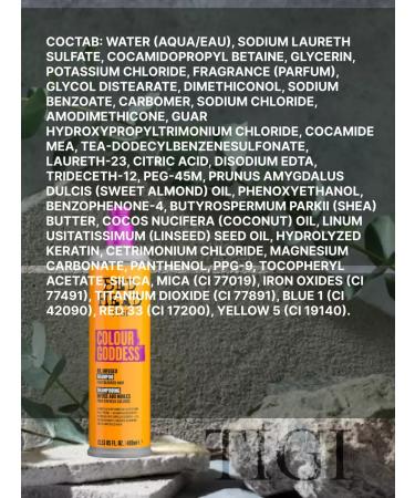 Tigi Bh Color Goddess shampoo for dyed hair 400 ml - Buy Online on GoSupps.com