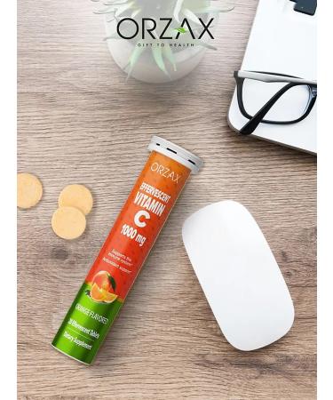 Orzax Vitamin C 1000 hissing for immunity and energy T rkiye - Buy Online on GoSupps.com