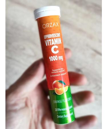 Orzax Vitamin C 1000 hissing for immunity and energy T rkiye - Buy Online on GoSupps.com