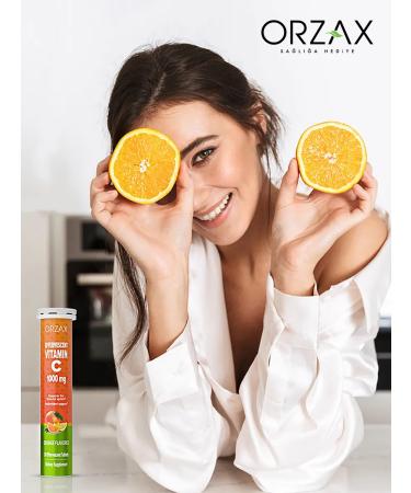 Orzax Vitamin C 1000 hissing for immunity and energy T rkiye - Buy Online on GoSupps.com