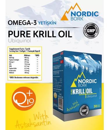 Swiss bork Oil Krile Omega 3 Coenzym Q10 Kilikhinol Astaxantin T rkiye - Buy Online on GoSupps.com