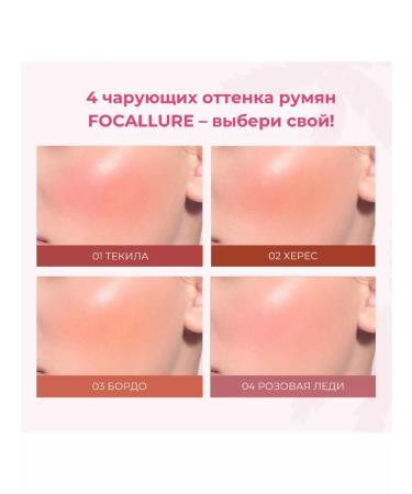Focallure Blue Liquid Hangover Red Wine Blusher tone B03 5 g - Buy Online on GoSupps.com