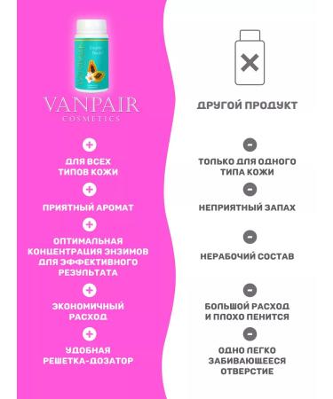 VANPAIR Enzyme powder for washing the face and body - Buy Online on GoSupps.com