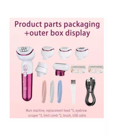 All for Family Km6051 Epifarator Detail Electric razor 5V1 - Buy Online on GoSupps.com