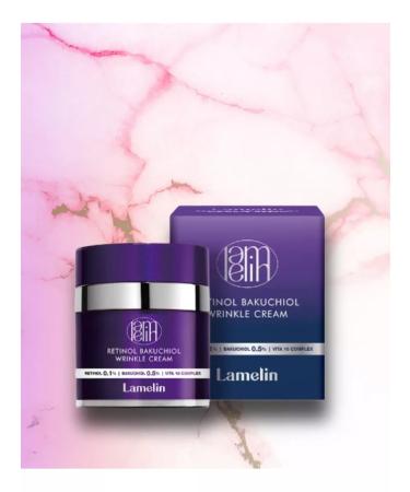 Lamelin Cream against wrinkles with retinol and bakuchiol