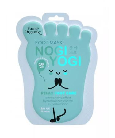 Funny Organix Mask-carcass for leather care of the legs ultra-drying