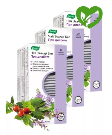 Evalar Bio tea with diabetes f p n 20 3