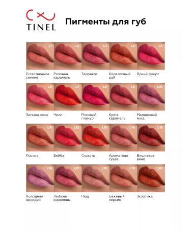 Tinel Pigment for lip tattoo l10 raspberry mousse 5 ml - Buy Online on GoSupps.com