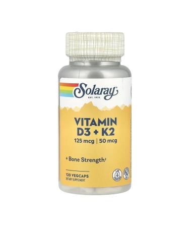 Superior Source Vitamin D3 + K2 5000 IU 120 capsules - Buy Online on GoSupps.com
