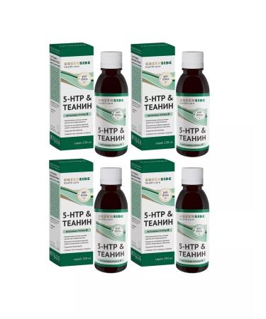 Green Side 5-Htp Theoren and B vitamins B 150ml Taste of raspberries 4 pcs