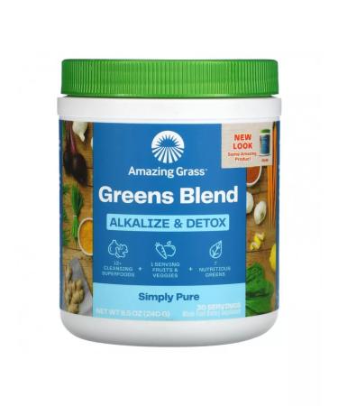 Amazing Grass Alkalize & Detox to reduce acidity and eliminate toxins