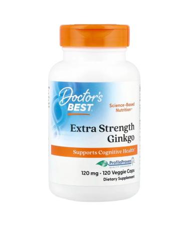 Doctor's Best Ginkgo biloba Gingko 120 capsules