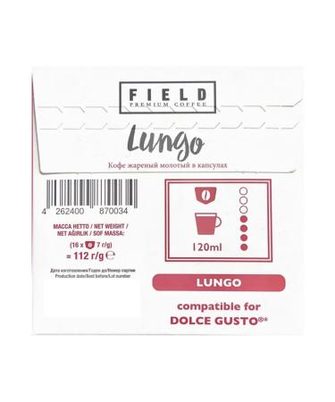 Field Dolce gusto lungo capsule coffee set 32pcs - Buy Online on GoSupps.com