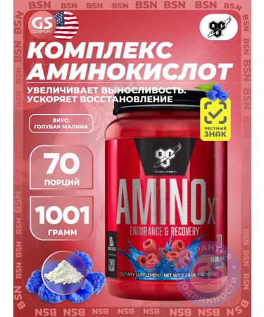 BSN Amino acids complex Amino-X with BCAA 2-1-1 1 kg blackberry
