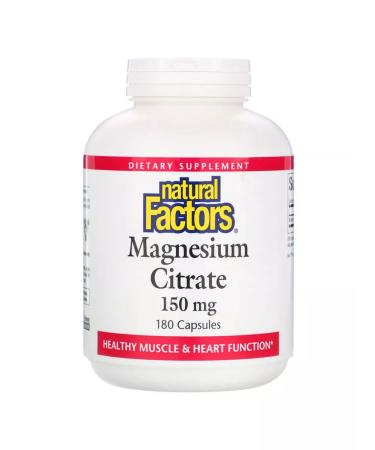 Natural Factors Magnesium citrate (150 mg) 180