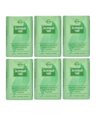 FREEDOM Soap green tea 6pcs x 100g